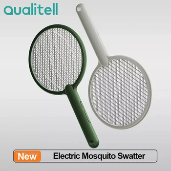 Qualitell Güçlü Elektrikli sineklik El Böcek Dağıtıcı USB Şarj Sivrisinek Katili