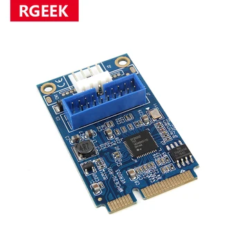 RGEEK MİNİ PCI-E USB3. 0 Adaptör Kartı IDE SATA Mini PCIE 20Pin / 19Pin Genişletme Kartı