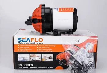 SEAFLO 53 Serisi Diyaframlı Pompa 24V SFDP2-070-060-53 15-Tekne RV için 26LPM 17-70PSI