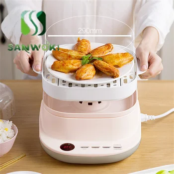 Sosis Tozu Makinesi Ev Mini Küçük elektrikli buharlayıcı Çekmece Tipi Çok Fonksiyonlu Buhar Potu Çok Katmanlı Gıda İşleme