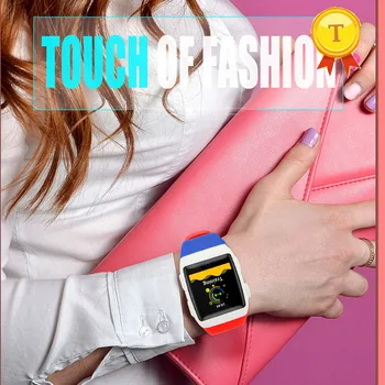 Su geçirmez Sağlık Smartwatch 24 Saat İzleme Kalp Hızı Boold Basınç Bluetooth akıllı saat Spor Spor Bilezik izle