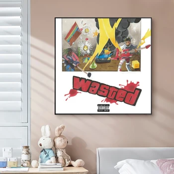 Suyu Dünya-Güle Güle ve Iyi Kurtuluş Müzik Albüm kapağı Tuval Poster Rap Yıldızı Pop Şarkıcısı duvar tablosu Sanat Dekorasyon