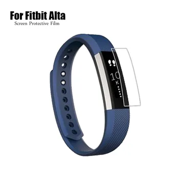Tam Kapak Clear Ekran Koruyucu Film Fitbit Alta HR için Yüksek Çözünürlüklü TPU Malzeme Ultra İnce koruyucu film