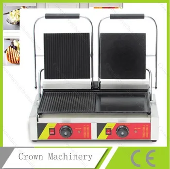 Ticari Panini ızgara / Panini Pres Makinesi / Elektrikli Sandviç Makinesi; çift panini makinesi