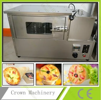 Ticari Pizza makinesi koni makinesi; 12 adet tatlı pizza tüp rotatif makinesi; döner fırın 110 V ve 220 V