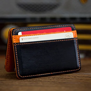 Ultra İnce 2023 Yeni Erkek Erkek PU Deri Mini Küçük Sihirli Cüzdan Fermuarlı bozuk para cüzdanı Kılıfı Plastik Kredi kartı kılıfı Tutucu