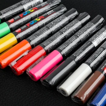 Uni POSCA İşaretleyici Kalem POP Kalemler PC-1M 0.7 mm Su Bazlı Mürekkep Japonya