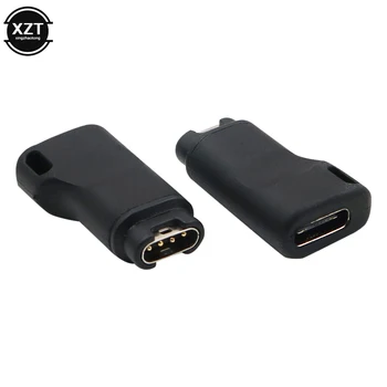 USB C 4pin Şarj Dönüştürücü Adaptör Garmin Fenix 5/5X/5s/6/6X/6S Öncüsü 45/45S/245/245M / 935 / 945 Vivoactive 3 / 3T
