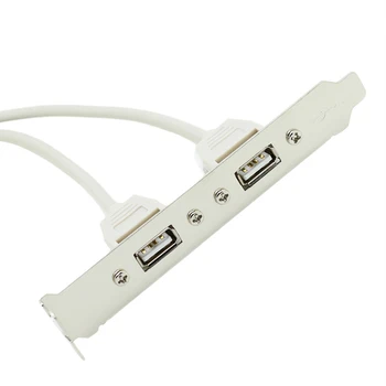 USB Genişleme Kablosu 2-Port USB Bölme PC anakart Hattı USB Arka Bölme Bilgisayar Kasası USB Bölme hat teli Veri Kablosu
