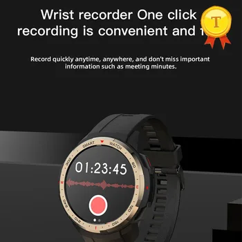 Yeni Smartwatch Destek uzaktan kamera Ses kaydı akıllı saat İle doğru Kan Basıncı Kan Oksijen uyku İzleme