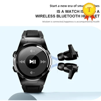 yeni varış kablosuz bluetooth kulaklık akıllı saat TWS Bluetooth Kulaklık 1.3 İnç 240 * 240 Ekran akıllı saat Erkek kadın müzik