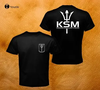 Yeni Yaz serin tişört Gömlek Ksm Almanya Özel Kuvvetler Komando Spezialkrafte Deniz Siyah Erkek T-Shirt S-3Xl pamuklu tişört Unisex