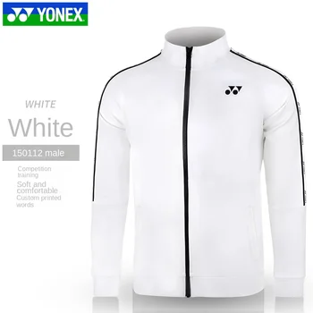 Yonex tenis spor Forması giyim siyah badminton uzun kollu ceket erkek kadın hoodies 150112