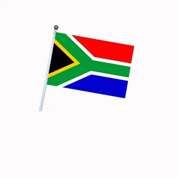 Yüksek Kaliteli Güney Afrika Bayrağı El Sinyal Sallayarak Ulusal Ülke Takım Sporları Araçları Dekorasyon Promosyon Ev Tatil