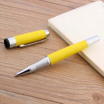 Yüksek Kaliteli JinHao 250 Tükenmez Kalemler İmza sarı Gümüş Mürekkep kalemler Kırtasiye Ofis Okul Malzemeleri Yeni