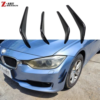 Z-ART 2012-2019 Kuru Karbon Fiber Ön Kapak BMW 3 Serisi İçin Kuru Karbon Fiber Ön Splitter BMW 3 Serisi İçin F30 Tampon Trim