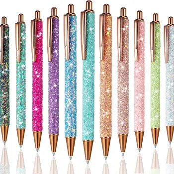 Çok renkli Pullu Metal Basın Tükenmez Kalemler Sevimli İmza Kalemler Kore Kırtasiye Hediye Kalemler Ofis Okul Malzemeleri Promosyonlar