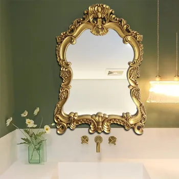 Özel Duvar Vintage Dekoratif Ayna Makyaj Duş Estetik Dekoratif Ayna Banyo Espejo Decorativo Ev Tasarımı YX50DM
