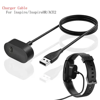 Şarj kablosu Fitbit Inspire İzle Yedek USB şarj yuvası Fitbit Inspire HR İçin Şarj Cihazı Ace 2 Adaptörü